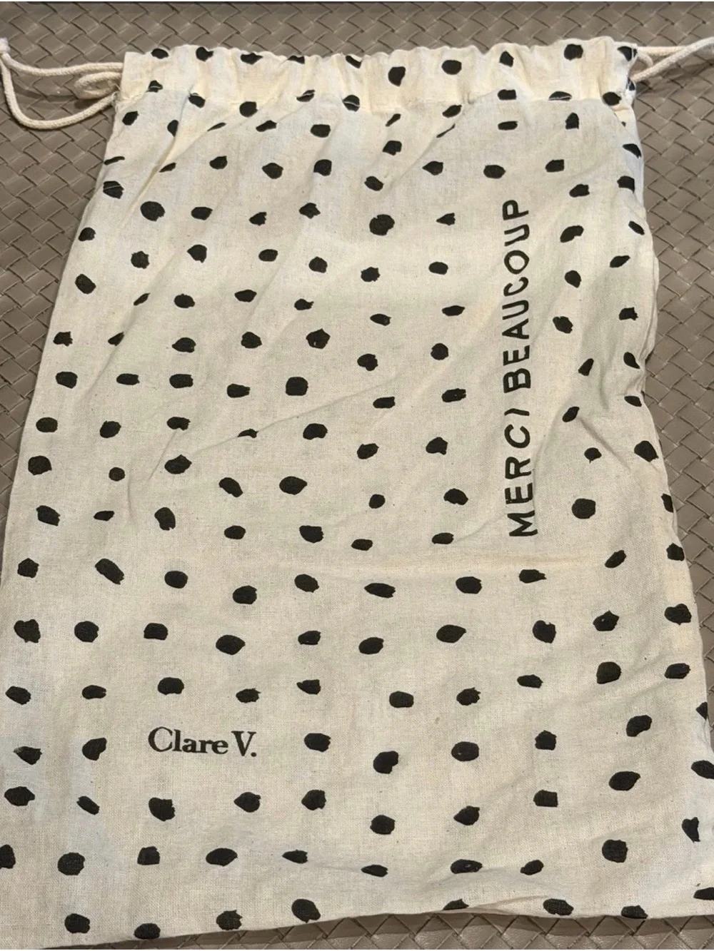 Clare V plush black